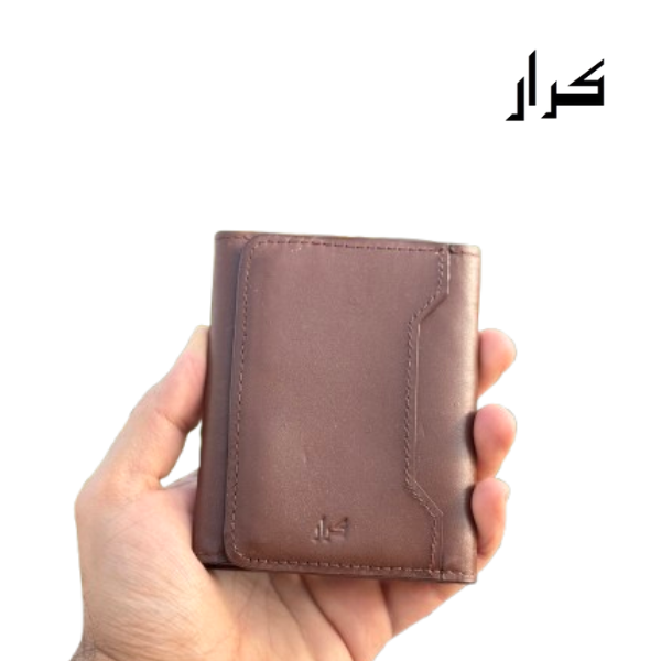 Triflex Pure Leather Magnetic Closure Wallet